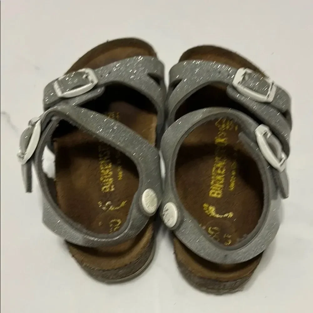 Birkenstock Kids Silver Sandals
